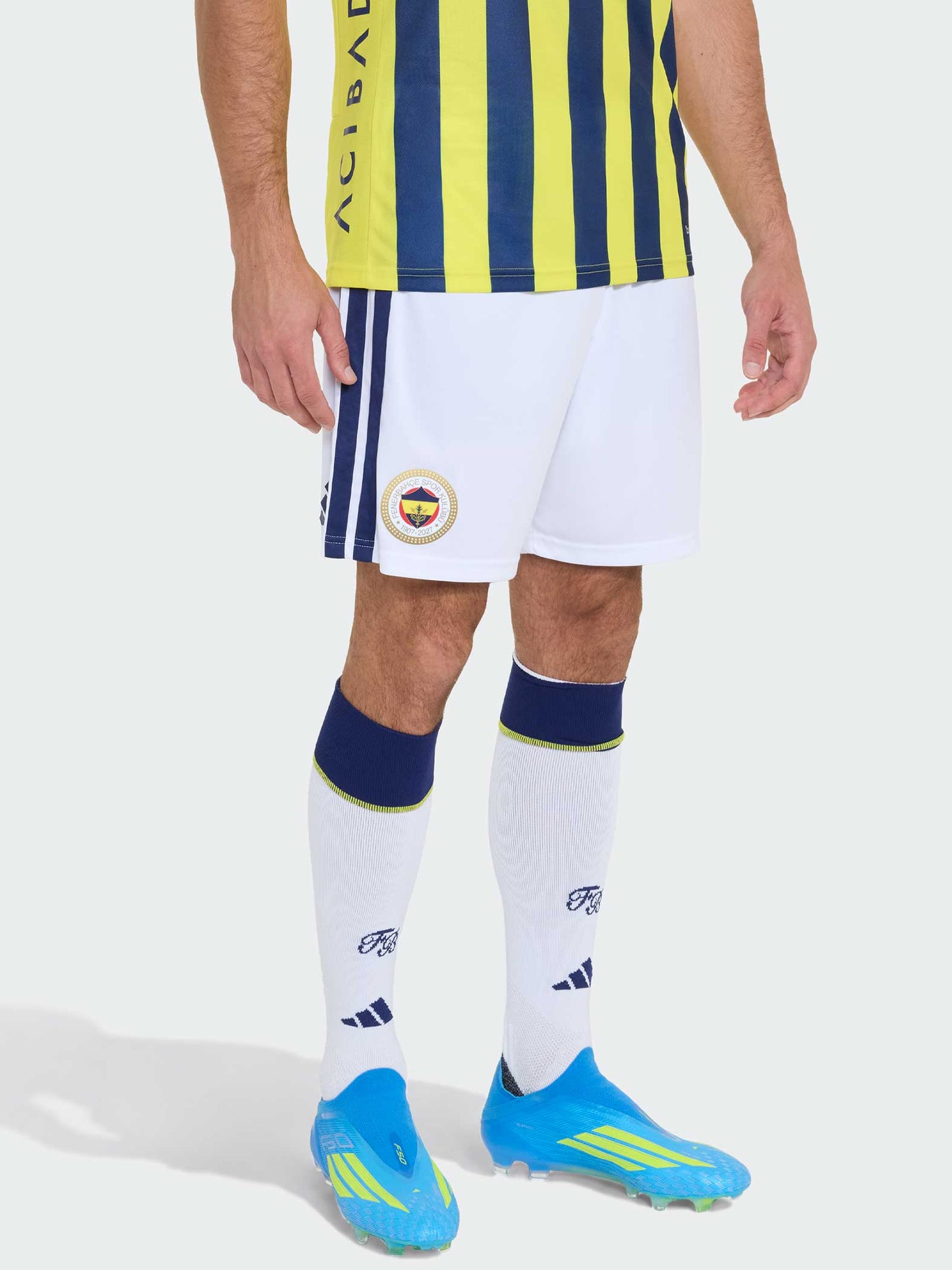 FENERBAHCE HEIM HOSE WEISS 26/27 HOME SHORTS 120 JAHRE